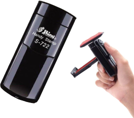 Muestra sellos portátiles en Guatemala.