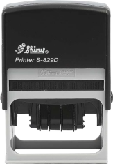 Muestra sellos fechadores en Guatemala.